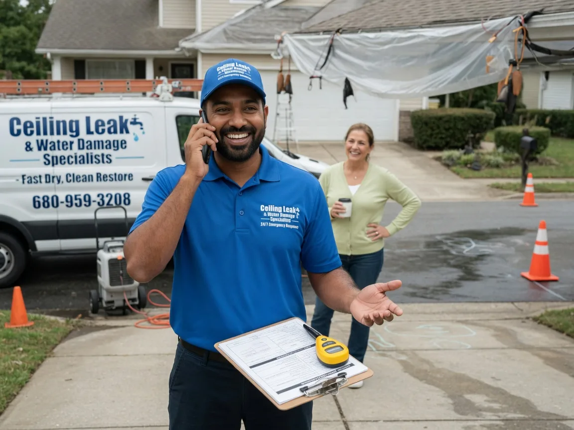 Ceiling Leak Cleanup Pennsboro, WV FAQs
